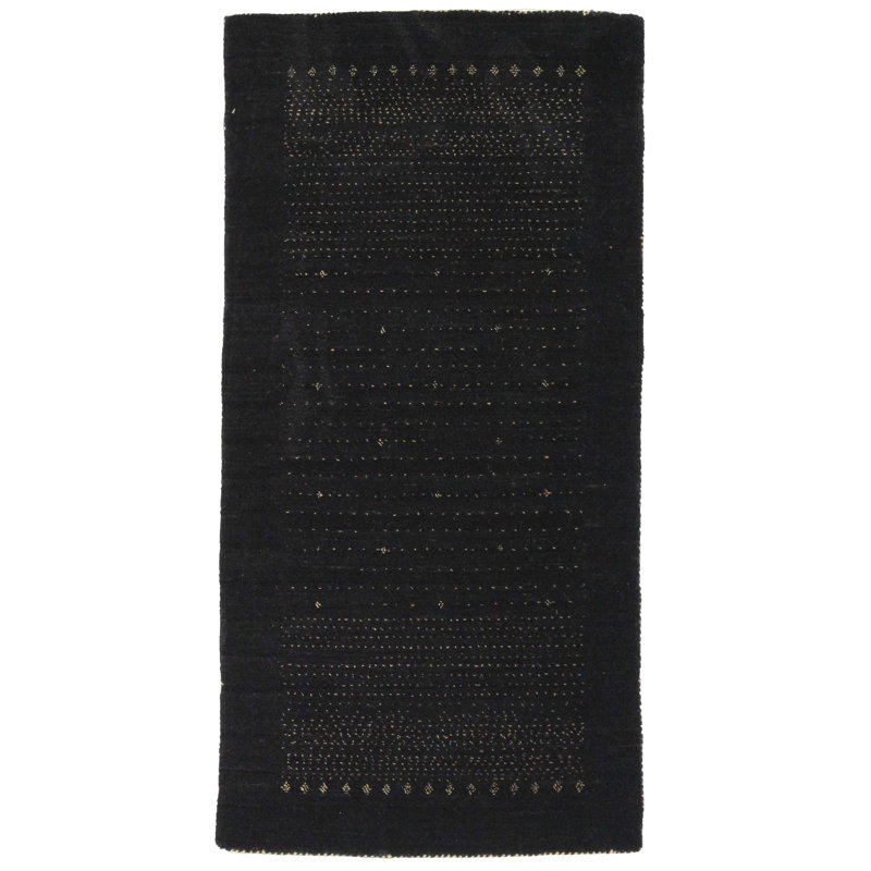 Noahanthony Polka Dots Area Rug in Black