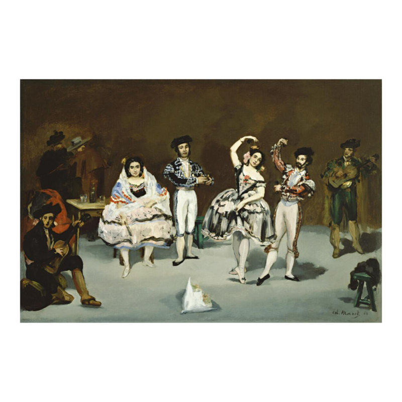 «Ballet espagnol» par Edward Manet - Estampe numérique, H 16 po x l 20 po