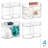 iDesign Stackable Dual Canister for Bathroom Vanity or Countertop  in Primary or Guest Bathrooms
