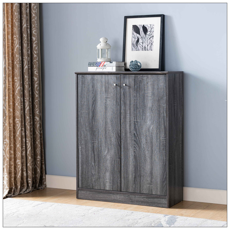 Dasheil Shoe Storage Cabinet, Gray