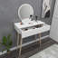 Dresuar Table with Mirror and Drawer Kristina-1565497865