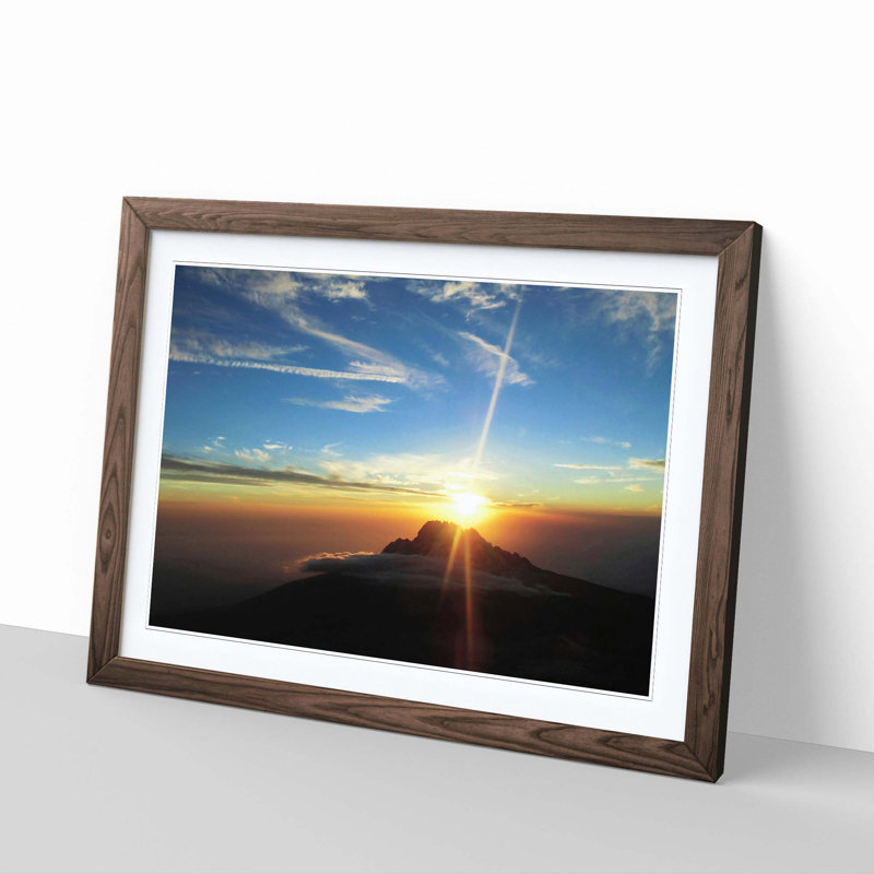 Single Picture Frame Print, Walnut