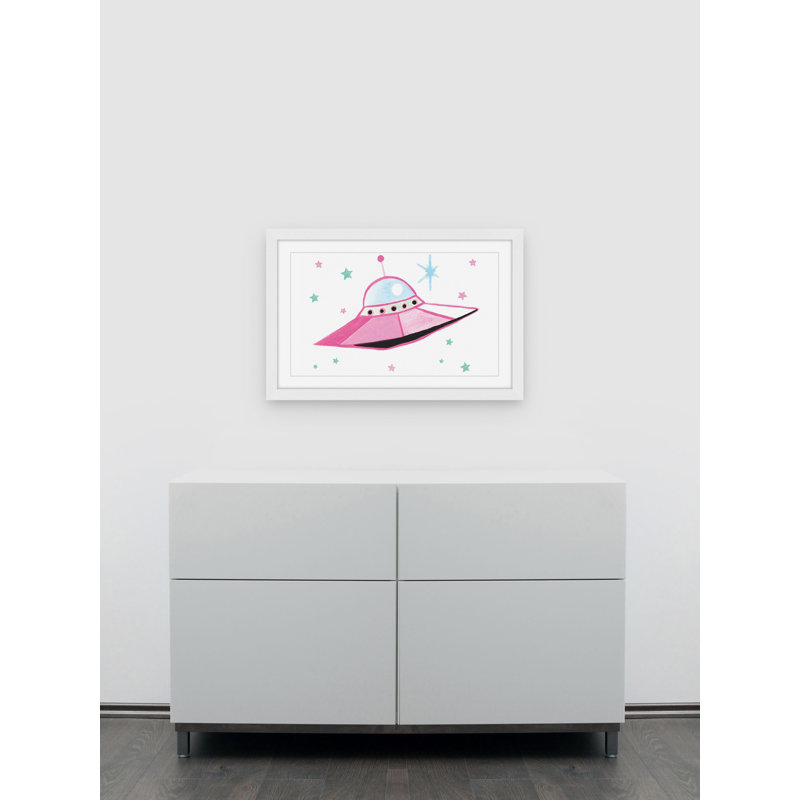 « ufo » par molly rosner, reproduction d’art encadrée, H 24 po x l 36 po x P 1,5 po