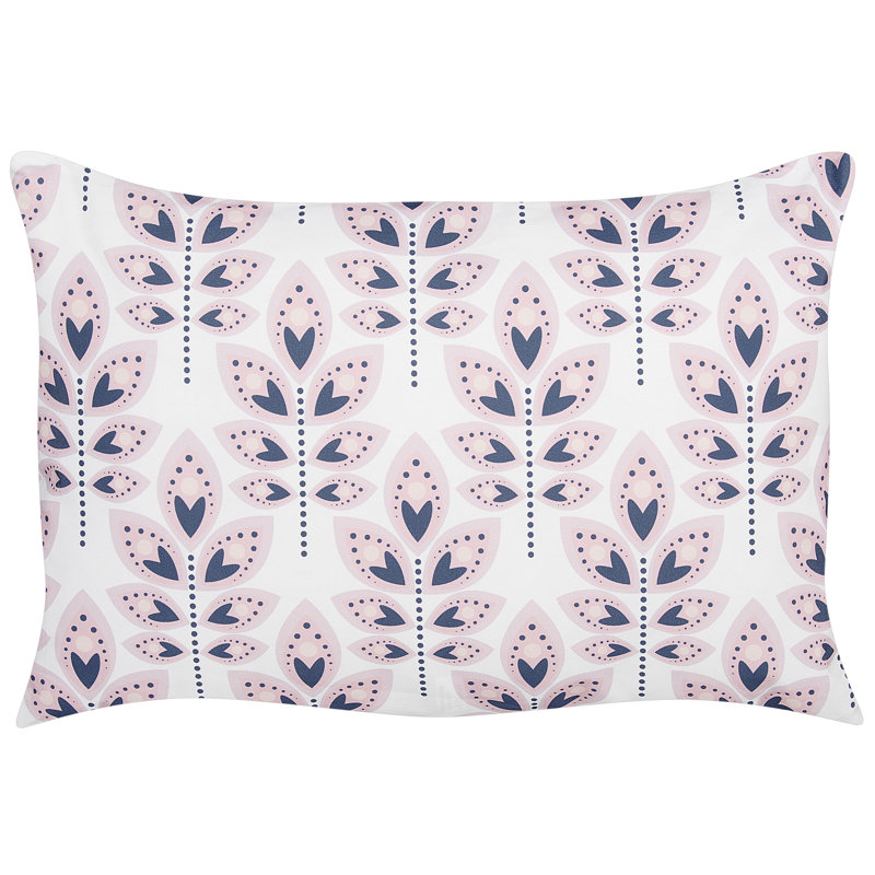 Alysan Torretta Indoor / Outdoor Floral Beige Rectangular Lumbar Cushion With Filling
