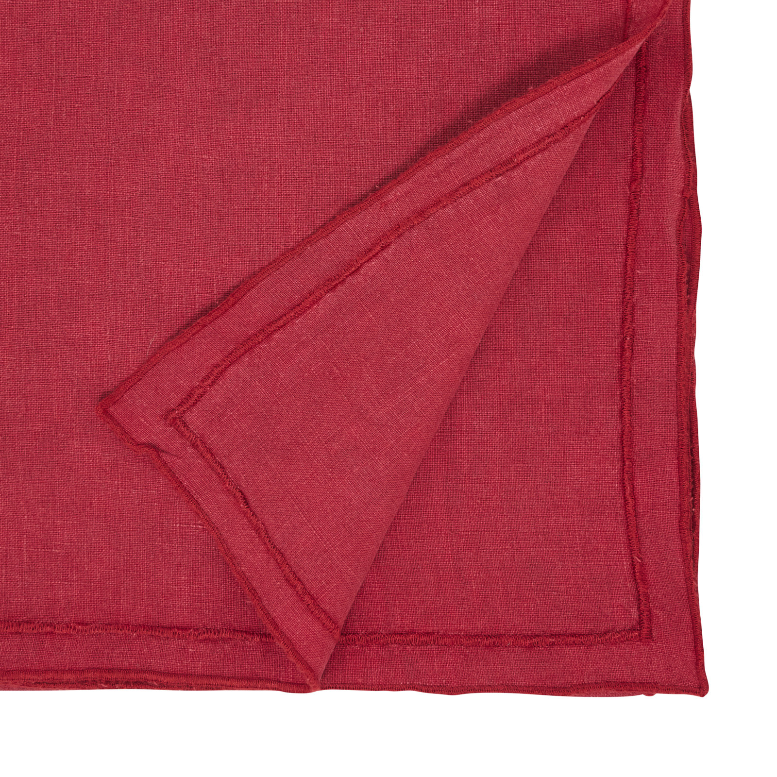 Aneta 72" Linen Table Runner, Red