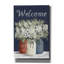  «Welcome Red, White & Blue Jar Trio» par Cindy Jacobs, art mural sur toile, 40 po x 60 po