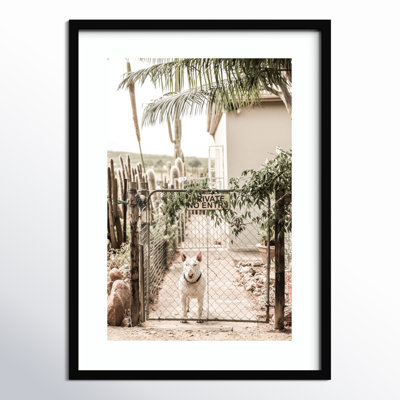 No Entry by Shot by Clint Wood Framed Wall Art Print