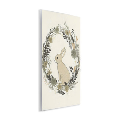 Pastoral Bunny Wreath Wall Plaque, design by Creative Studio