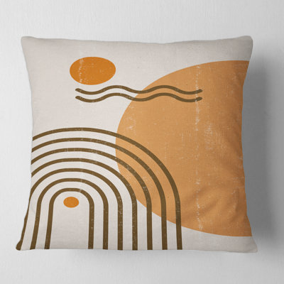 Abstract Throw Pillow