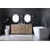 Soma 72'' Double Bathroom Vanity with Engineered Marble Top