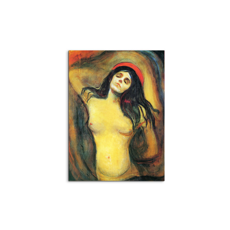 Madonna 77.5cm H x 58cm W MetalArt Materic Aluminum Satin Effect, Frameless Panel, Lightweight Ready to Hang