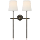 Thomas O'Brien Bryant Large Double Tail Sconce