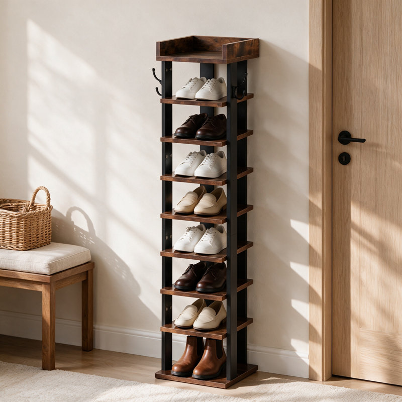 8 Pair Shoe Rack