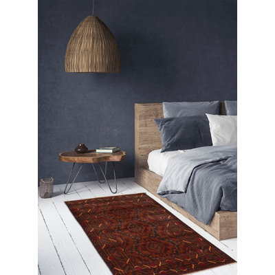 Teimani Red Rug 4'0" x 6'7"