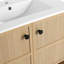 Armoire de meuble-lavabo autoportant à 3 portes et 3 portes