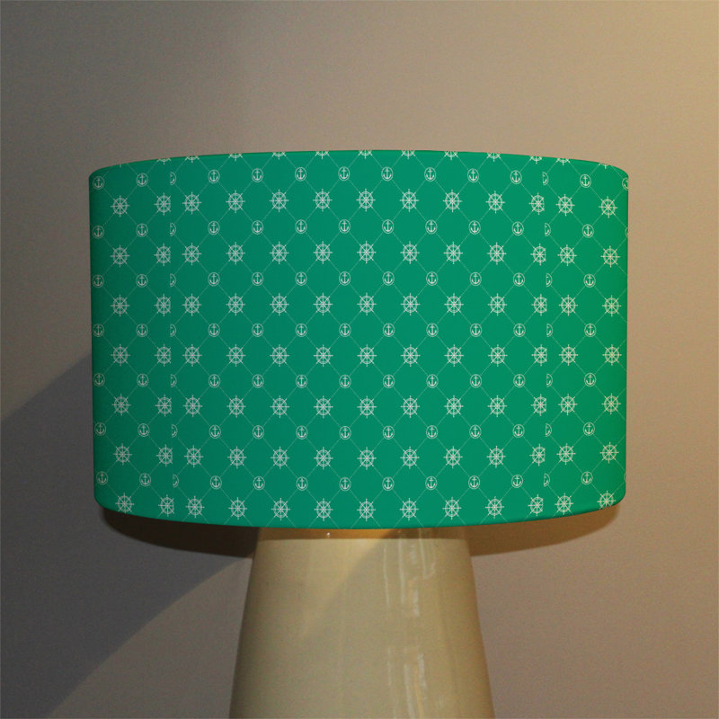 Cotton Drum Lamp Shade ( Uno ), 25cm H x 40cm W x 40cm D