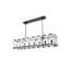 Luminaire suspendu linéaire à 16 lumières pour îlot de cuisine Fouke-49565028