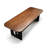 Walnut solid wood rectangular dining table-958070594