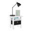 Odunayo End Table Nightstand with Bin Drawer