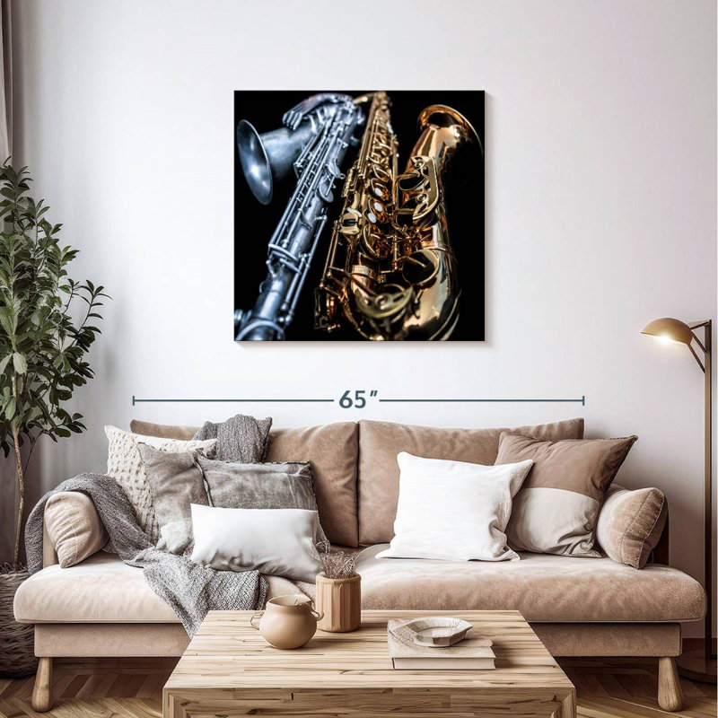 Abarca Saxophone Duo, 36" H x 36" W
