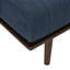 Chaise longue à boutons en bleu marine avec coussin moelleux d'inspiration Mid-Century