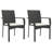 Keisy 2 - Person Wicker Patio Dining Set with Square Table , Cushions Included-1676752244