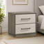 Table de chevet 2 tiroirs Edmondson