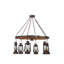 Rustic Lodge 6 - Light Chandelier