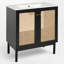 Meuble-lavabo simple 30 po avec comptoir en céramique-114851908