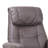 Célia Leather Swivel Recliner with Ottoman-1653340275