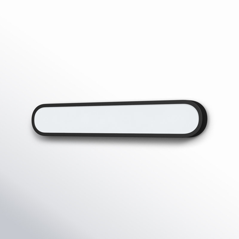 Dimmable LED Bath Bar, Black/White, 30"