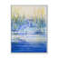 «Blue Heron on the Lake Shore at Sunset», peinture sur toile-59916178-59916176
