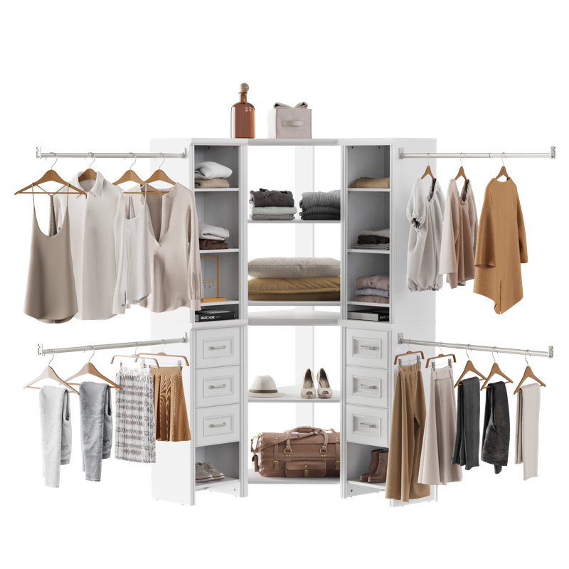 Impressions 16" Closet Towers With Drawers & Corner Units