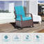Chaise berçante d'extérieur en osier Jayovanni-1737605114