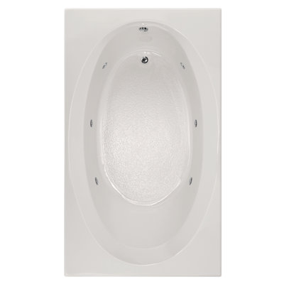 Builder 7242 72'' x 42'' Whirlpool Acrylic Bathtub