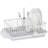 Classic Large Rust Resistant Full Dishrack With Removable 3 Compartment Flatware Caddy, Andlged Drain Board, 3-Piece-932266000