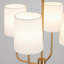 Montelle 4-Light Dimmable Fabric Shade Chandelier