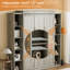 Lit escamotable Murphy avec tablettes de rangement-1371105398-1347650910