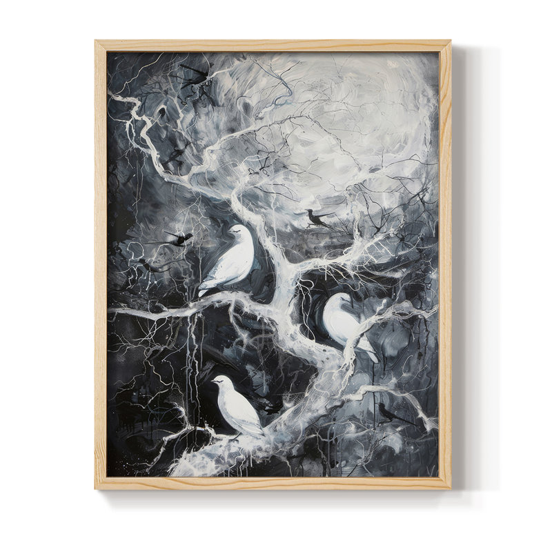 ANIMALS Series XI Framed Print - Solid Wood, 30" H x 24" W
