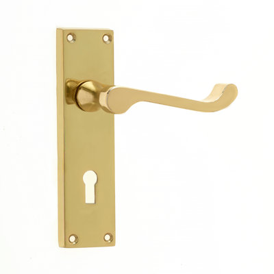 Victorian Kontrax scroll Door Handle