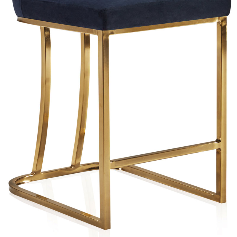 Tabouret de salle à manger l 16,14 po, Noir, noir, noir, noir, Tabouret de comptoir (siège d'une hauteur de 24,4