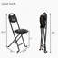 4 pièces de tabouret pliant avec dossier, tabouret pliant rembourré et rembourré, chaises pliantes portatives pour le café de cuisine d'intérieur extérieur-116596964