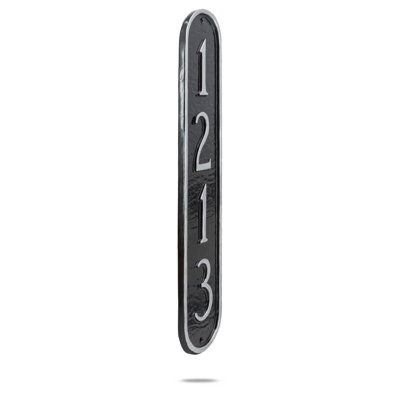 Oblong 4-Line Wall Address Plaque