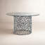 Oasis Round Glass Dining Table