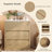 30" Bathroom Vanity With Ceramic Sink And 2 Full-Extension Drawers, Freestanding Bathroom Vanity-1666377849