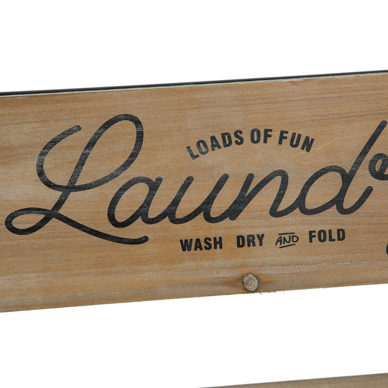 Panier à linge avec accordéon, brun et noir