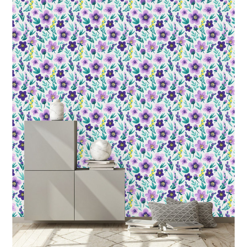 Floral Tile, 2.08' W x 10.42' L