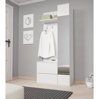 2 Door Manufactured Wood Wardrobe