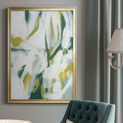 «Emerald Ice I», reproduction encadrée de qualité supérieure, prête à être accrochée