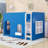 Country-Style Loft Bed with Built-in Warm Lighting and Versatile Play Space-40501275-40501272